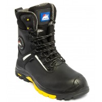 Himalayan 5803 S3 Black Combat Safety Boots High Leg